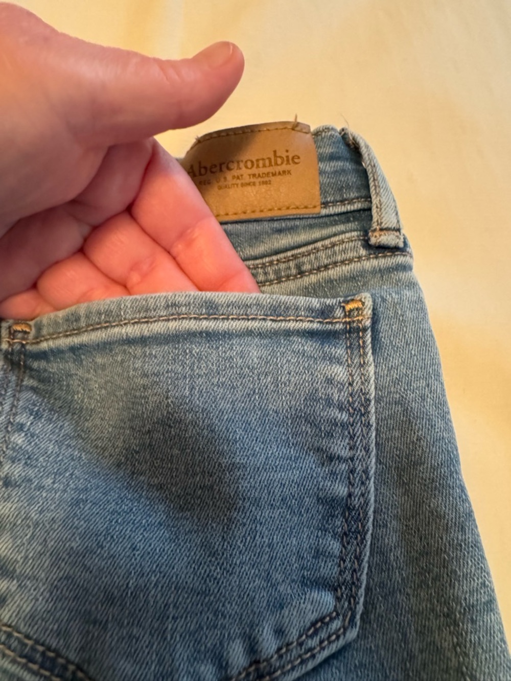 Abercrombie kids Girls low rise bootcut jeans 5/6 regular - Picture 6 of 12